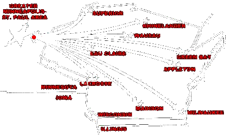 Animated Service Area Map